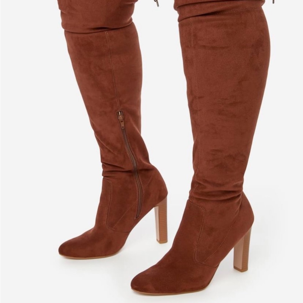 Faux Suede Wide Calf Size 9